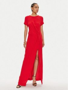 Herskind Sukienka codzienna Noelle 5205736 Czerwony Regular Fit. Czerwone sukienki Herskind, na co dzień, na lato, bez wzorów, z wiskozy, bez kołnierzyka, bez ramiączek, proste. Za 649,99 zł.