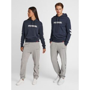 Bluza z kapturem Hummel Legacy Logo. Czarne bluzy Hummel, s, bez wzorów, z kapturem. Za 167,50 zł.