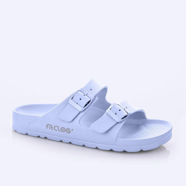 Klapki damskie Lemigo Like Fitclog. Czerwone klapki Lemigo, bez wzorów, z materiału, bez obcasa. Za 99,00 zł.