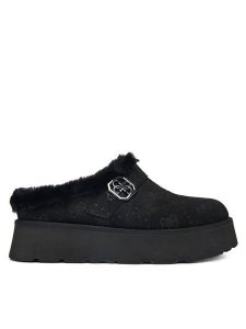 Guess Śniegowce FLFDOC ESU06 Czarny. Czarne buty zimowe Guess, z materiału, bez obcasa, bez zapięcia. Za 381,00 zł.