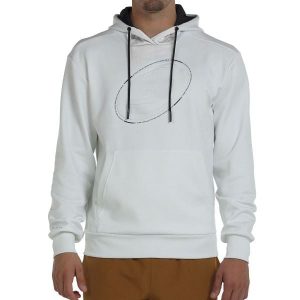 Bullpadel Baltar Sweatshirt. Białe kurtki BULLPADEL, bez wzorów, bez kaptura. W wyprzedaży za 177,85 zł.