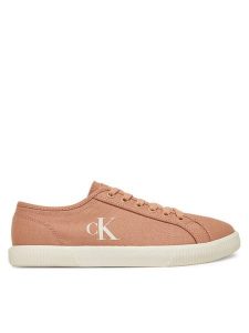 Calvin Klein Jeans Tenisówki Ess Vulc Low Cv Mg Wn YW0YW01762 Koralowy. Pomarańczowe trampki Calvin Klein Jeans, bez wzorów, z jeansu, bez zapięcia. Za 149,99 zł.