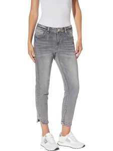 Heine Dżinsy - Slim fit - w kolorze szarym rozmiar: 38. Szare jeansy Heine, bez wzorów. Za 90,95 zł.