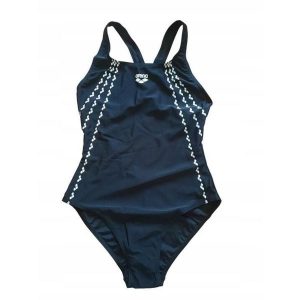 Strój kąpielowy jednoczęściowy damski na basen Arena Rising Sun. Niebieskie stroje jednoczęściowe Arena, bez wzorów. Za 59,00 zł.