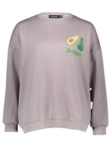 Sublevel Bluza w kolorze szarym rozmiar: M/L. Szare bluzy Sublevel, l, bez wzorów, bez kaptura. Za 61,46 zł.