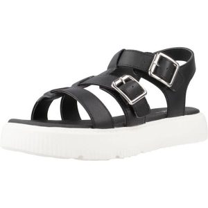 Sandały GEOX J SANDAL KODETTE J Czarny. Czarne buty trekkingowe Geox, z syntetyku, bez zapięcia. Za 147,99 zł.
