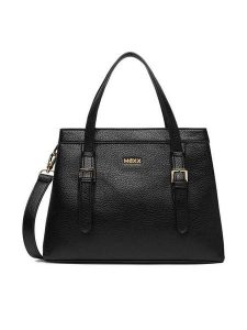 MEXX Torebka C-MEXX-L-031-08 Czarny. Czarne torebki klasyczne Mexx, bez wzorów, z materiału, bez dodatków. Za 199,99 zł.