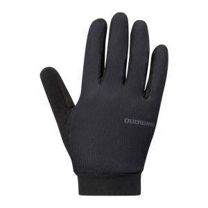 Damskie rękawiczki rowerowe EXPLORER FF, czarne. Czarne rękawiczki Shimano, na jesień, bez wzorów. Za 259,90 zł.