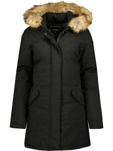 ANAPURNA Parka "Dinastiana" w kolorze czarnym rozmiar: M. Czarne płaszcze ANAPURNA, m, bez wzorów, bez kaptura. Za 239,86 zł.