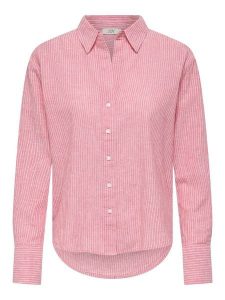 JDY Koszula "Mila" w kolorze różowym rozmiar: XL. Różowe koszule JDY, xl, bez wzorów, bez kołnierzyka, bez ramiączek. Za 129,95 zł.