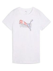 Puma Koszulka w kolorze białym rozmiar: XL. Białe bluzki Puma, xl, bez wzorów, bez kołnierzyka, bez ramiączek. Za 56,66 zł.