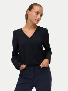 Vero Moda Bluzka Esme 10338288 Czarny Regular Fit. Czarne bluzki Vero Moda, xl, bez wzorów, z syntetyku, bez kołnierzyka, bez ramiączek. Za 139,99 zł.