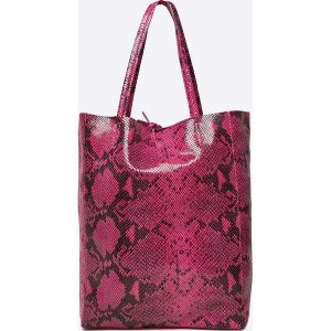 Answear - Torebka skórzana. Shopper bag marki ANSWEAR. W wyprzedaży za 179,90 zł.
