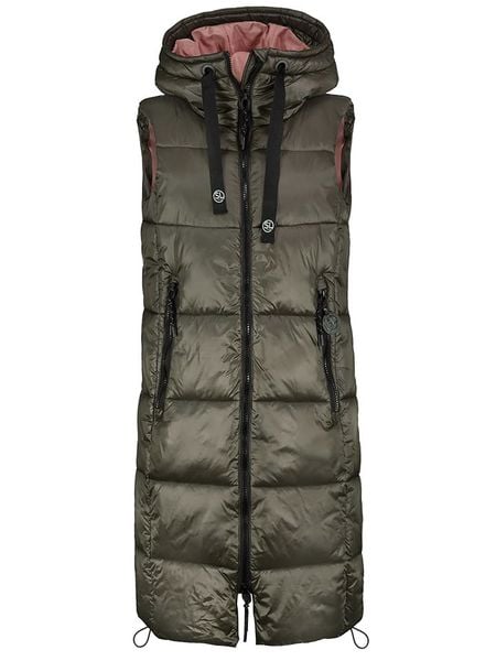 Sublevel Kamizelka pikowana w kolorze khaki rozmiar: XL. Brązowe kamizelki Sublevel, xl, bez wzorów, bez kołnierzyka, bez ramiączek, bez kaptura. Za 162,11 zł.