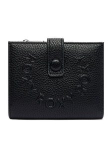 Roxy Portfel CEO-RX-W1-004-AW25 Czarny. Czarne portfele Roxy, bez wzorów, z materiału. Za 59,99 zł.