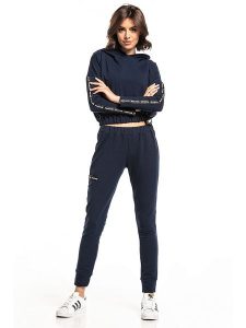 Tessita Bluza w kolorze granatowym rozmiar: XS/S. Niebieskie bluzy Tessita, s, bez wzorów, z kapturem. Za 172,08 zł.