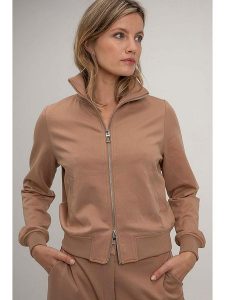 Josephine & Co Bluza w kolorze karmelowym rozmiar: 40. Brązowe bluzy Josephine & Co, bez wzorów, bez kaptura. Za 391,95 zł.