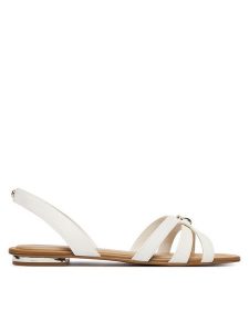 Aldo Sandały Marassita 14011276 Biały. Białe sandały ALDO, bez wzorów, ze skóry, bez obcasa, na płaskiej podeszwie, bez zapięcia. Za 249,99 zł.