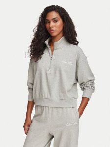Calvin Klein Underwear Bluza LV00QS7685 Szary Regular Fit. Szare bluzy Calvin Klein Underwear, l, bez wzorów, z bawełny, bez kaptura. Za 289,99 zł.