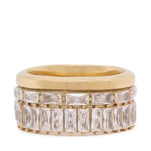 Pierścionek Guess. Żółte pierścionki Guess, złote. Za 349,99 zł.