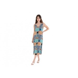 Sukienka plażowa midi rozm. L Bluish L257426 bez rękawów. Piżamy Massana Homewear, z aplikacjami, z materiału, bez ramiączek. Za 283,00 zł.