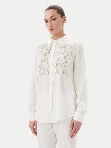 Bruuns Bazaar Koszula Solena BBW4374 Écru Regular Fit. Koszule Bruuns Bazaar, bez wzorów, z wiskozy, bez kołnierzyka, bez ramiączek. Za 449,99 zł.