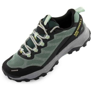 Buty outdoor damskie Merrell Speed Strike GTX Foggy Blue EU 39. Białe buty trekkingowe Merrell, z gore-texu, bez zapięcia. Za 486,99 zł.