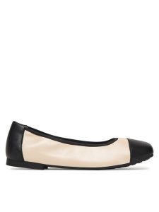 Caprice Baleriny 9-22117-46 Beżowy. Brązowe balerinki Caprice, bez wzorów, ze skóry, bez obcasa, bez zapięcia. Za 237,99 zł.