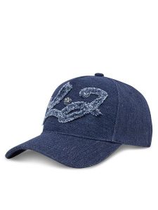 Liu Jo Czapka z daszkiem VA5201 D0001 Niebieski. Niebieskie czapki Liu Jo, bez wzorów, z materiału. Za 109,99 zł.