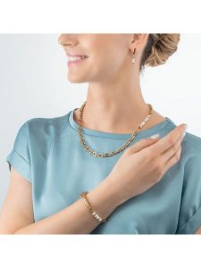 COEUR DE LION Bransoletka z elementami ozdobnymi rozmiar: onesize. Białe bransoletki COEUR DE LION, z perłą, ze stali. Za 347,99 zł.