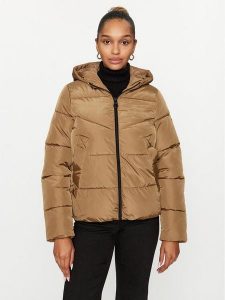 ONLY Kurtka zimowa 15300257 Brązowy Regular Fit. Brązowe kurtki ONLY, na zimę, xs, bez wzorów, z syntetyku, bez kaptura. Za 349,99 zł.