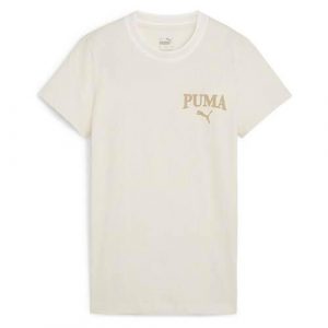 Koszulka sportowa damska Puma Squad Tee. Brązowe koszulki sportowe Puma, bez wzorów, bez ramiączek. Za 168,00 zł.