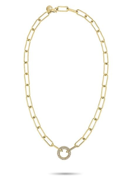 Tamaris Naszyjnik z cyrkoniami - dł. 45 cm rozmiar: onesize. Naszyjniki Tamaris, z cyrkonią, ze stali. Za 161,34 zł.