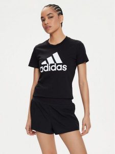 Adidas T-Shirt Essentials Logo GL0722 Czarny Regular Fit. Czarne t-shirty ADIDAS, s, bez wzorów, z bawełny, bez kołnierzyka, bez ramiączek. Za 79,99 zł.
