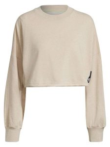 Adidas Bluza w kolorze beżowym rozmiar: XL. Brązowe bluzy ADIDAS, s, bez wzorów, z bawełny, bez kaptura. Za 118,56 zł.