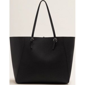 Mango - Torebka Nika. Szare shopper bag marki Mango, z materiału. Za 99,90 zł.