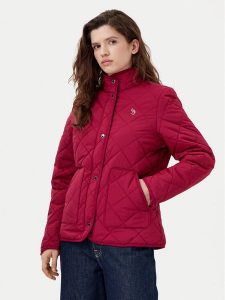 U.S. Polo Assn. Kurtka przejściowa WUP1168 Czerwony Relaxed Fit. Czerwone kurtki U.S. Polo Assn., s, bez wzorów, z syntetyku, bez kaptura. Za 269,99 zł.