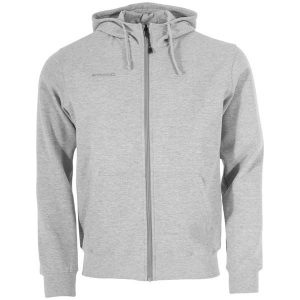 Bluza z kapturem i zamkiem błyskawicznym Stanno Base. Szare bluzy STANNO, bez wzorów, z bawełny, z kapturem. Za 246,50 zł.