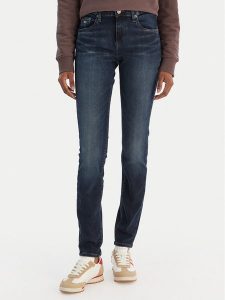 Tommy Jeans Jeansy Sophie DW0DW21387 Granatowy Skinny Fit. Niebieskie jeansy Tommy Jeans, bez wzorów, z bawełny. Za 449,99 zł.