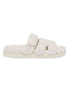 Steve Madden Klapki w kolorze białym rozmiar: 40. Białe klapki Steve Madden, bez wzorów, z otwartym noskiem, bez obcasa. Za 249,76 zł.