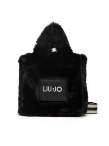 Liu Jo Torebka XS Tote TF5271 E0374 Czarny. Czarne torebki klasyczne Liu Jo, bez wzorów, z materiału, bez dodatków. Za 359,99 zł.