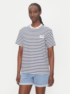 JOOP! Jeans T-Shirt Teele 30046131 Granatowy Regular Fit. Niebieskie t-shirty Joop! Jeans, s, bez wzorów, z bawełny, bez kołnierzyka, bez ramiączek. Za 169,99 zł.