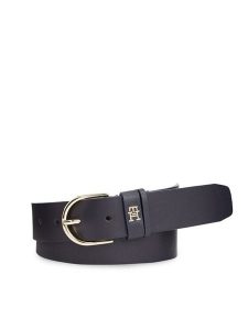 Tommy Hilfiger Pasek Damski Th Timeless 3.5 AW0AW15387 Granatowy. Niebieskie paski TOMMY HILFIGER, bez wzorów, ze skóry. Za 289,99 zł.