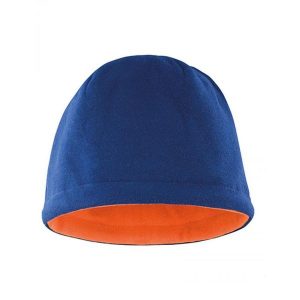 Polarowa Czapka Dwustronna. Niebieskie czapki RESULT WINTER ESSENTIALS, bez wzorów, z polaru. Za 42,99 zł.