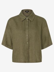More & More Bluzka w kolorze khaki rozmiar: 46. Brązowe bluzki More & More, bez wzorów, bez kołnierzyka, bez ramiączek. Za 175,67 zł.