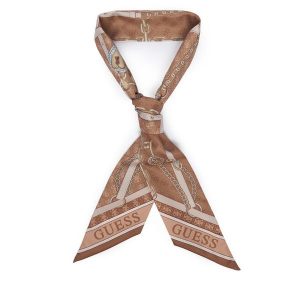 Apaszka Guess. Brązowe apaszki i chusty Guess, z aplikacjami. Za 114,99 zł.