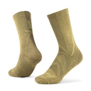 Skarpety do biegania Buff Dryflx Crew Sock DC. Zielone skarpetki Buff, bez wzorów. Za 109,99 zł.