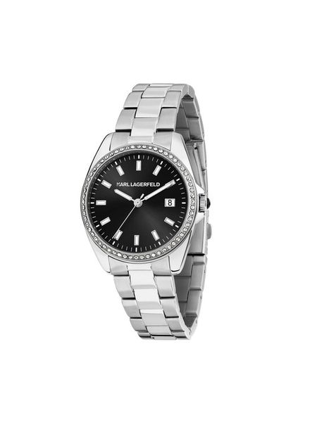 KARL LAGERFELD Zegarek R0553101511 Srebrny. Szare, analogowe zegarki KARL LAGERFELD. Za 559,99 zł.