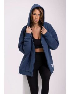Onamaste Bluza "Flow" w kolorze niebieskim rozmiar: S/M. Niebieskie bluzy Onamaste, m, bez wzorów, bez kaptura. Za 219,60 zł.