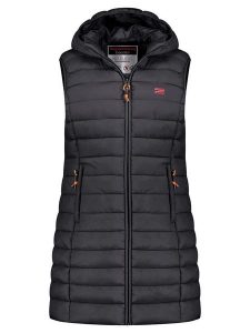 Geographical Norway Kamizelka pikowana "Vatikolor" w kolorze czarnym rozmiar: XXL. Czarne kamizelki Geographical Norway, xxl, bez wzorów, bez kołnierzyka, bez ramiączek, bez kaptura. Za 131,12 zł.